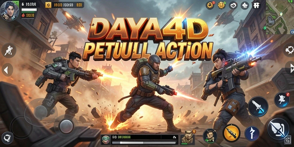 Tampilan gameplay seru dari DAYA4D yang penuh aksi.