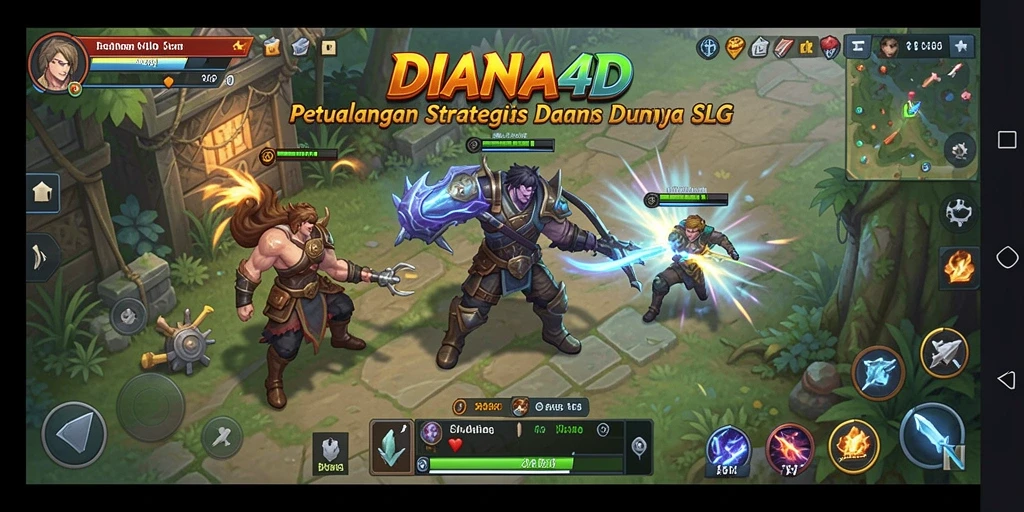 Tampilan menarik dari gameplay DIANA4D yang penuh strategi.