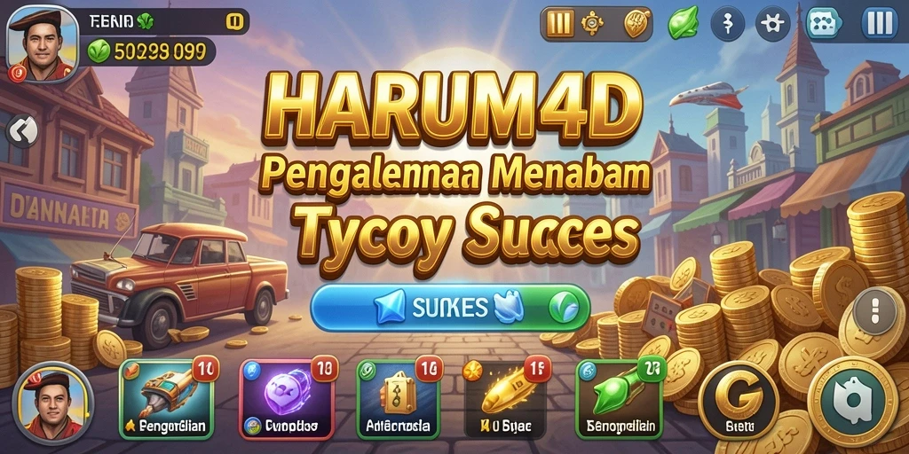 Tampilan gameplay Tycoon yang seru dan interaktif.