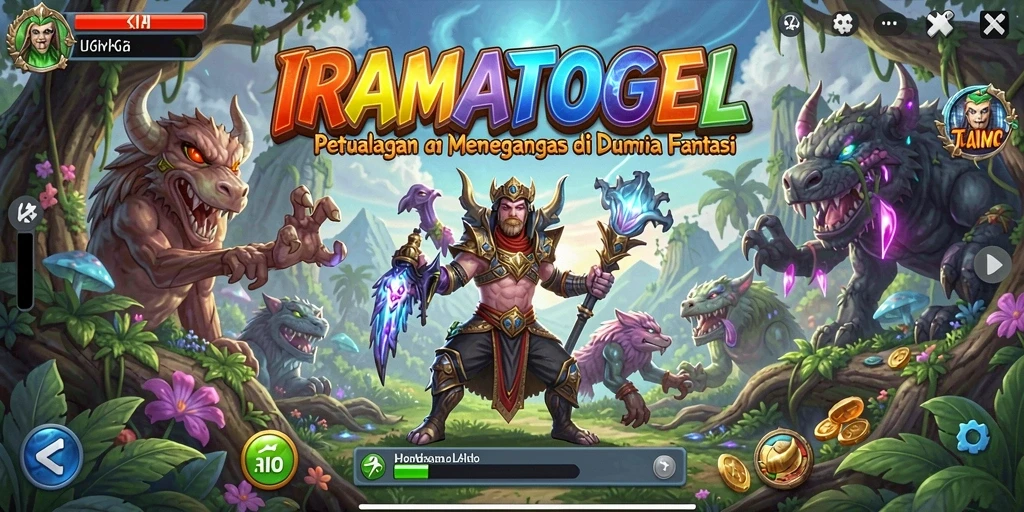 Tampilan screenshot gameplay IRAMATOGEL yang memukau dan penuh aksi.
