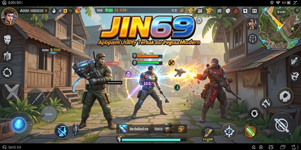 Screenshot JIN69 menunjukkan antarmuka yang sederhana dan fungsional.