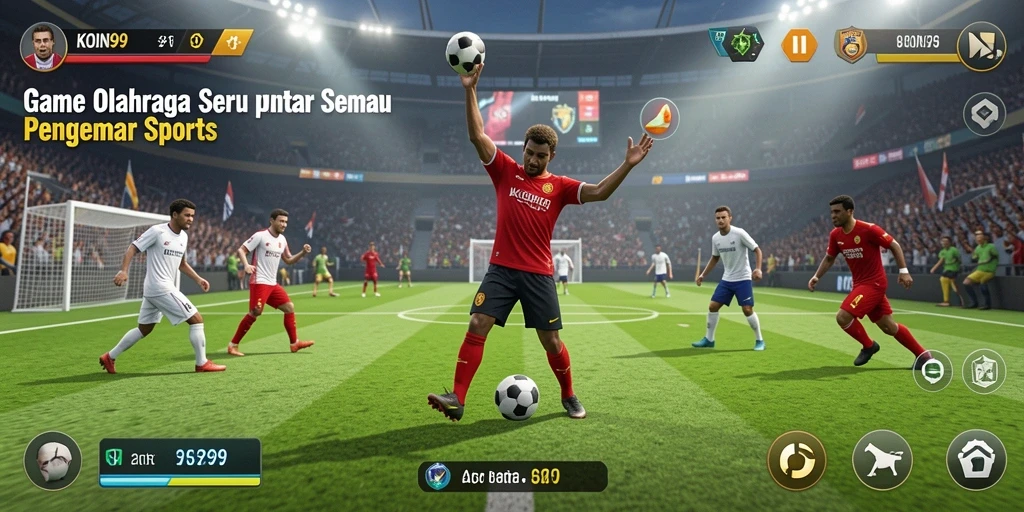 Screenshot KOIN99 menampilkan aksi seru dalam permainan olahraga.
