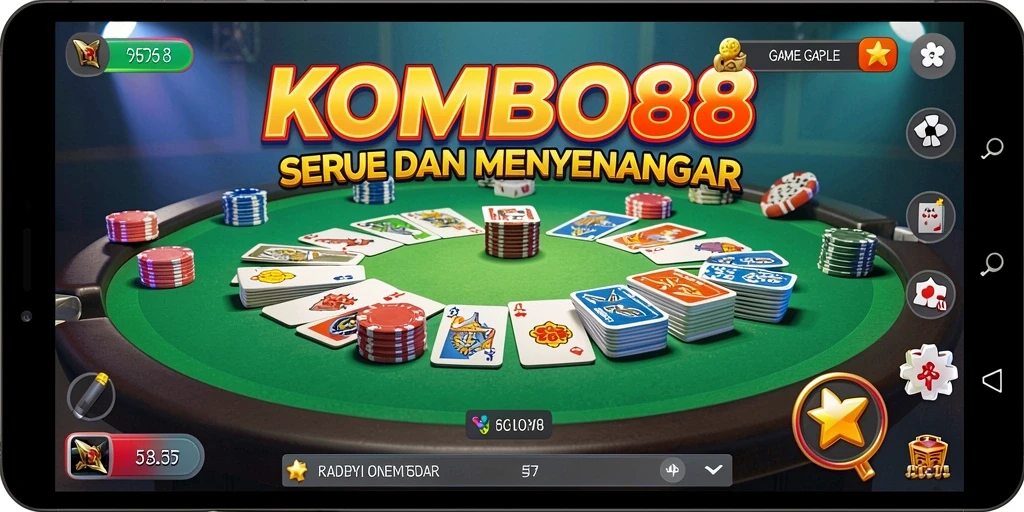 Tampilan gameplay seru di KOMBO88 dengan pemain yang kompetitif.