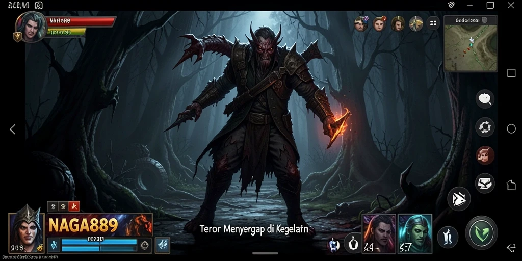 Gameplay menakutkan NAGA889 dengan suasana yang penuh ketegangan.
