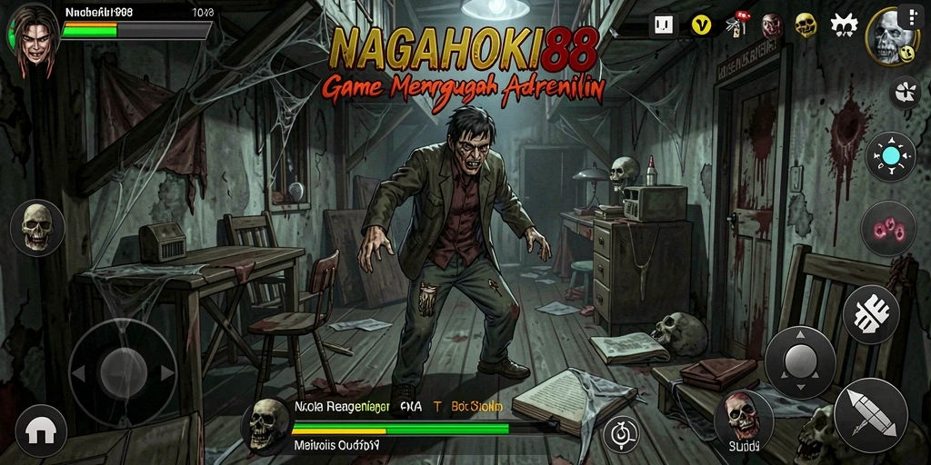 Tampilan seram dari gameplay NAGAHOKI88 yang mencekam.
