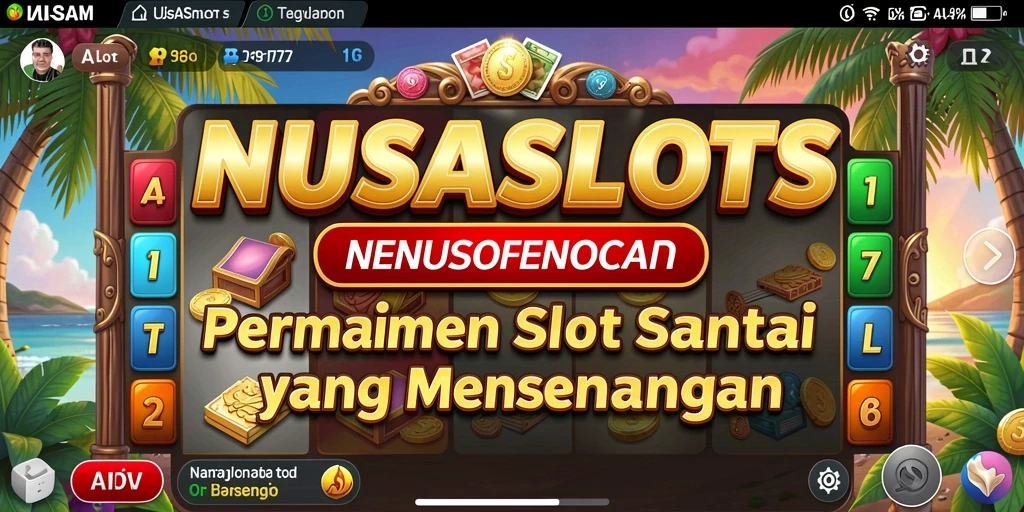 Tampilan menarik dari gameplay NUSASLOTS yang seru.