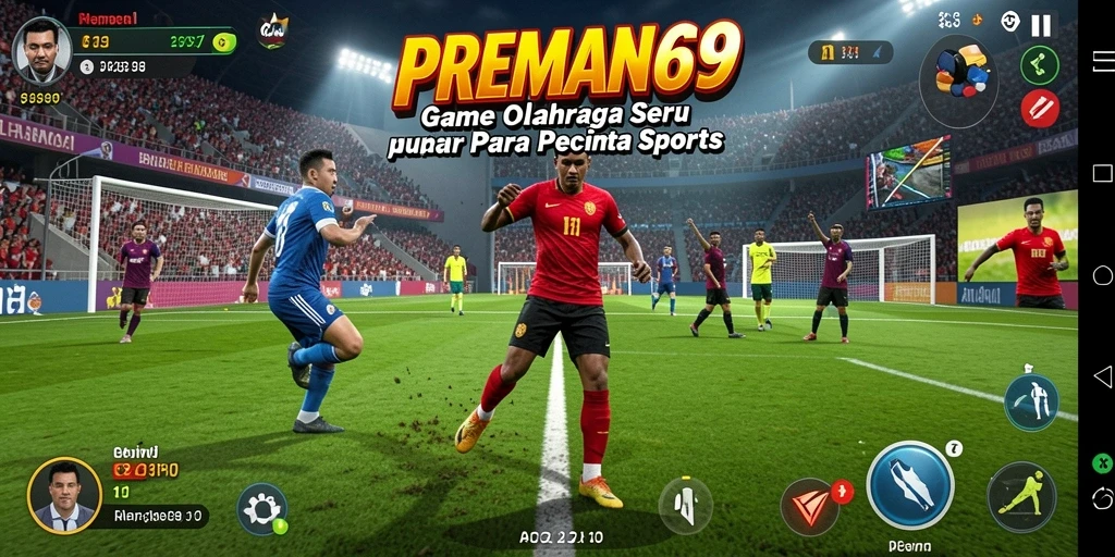 Tampilan gameplay seru dan interaktif dalam PREMAN69.