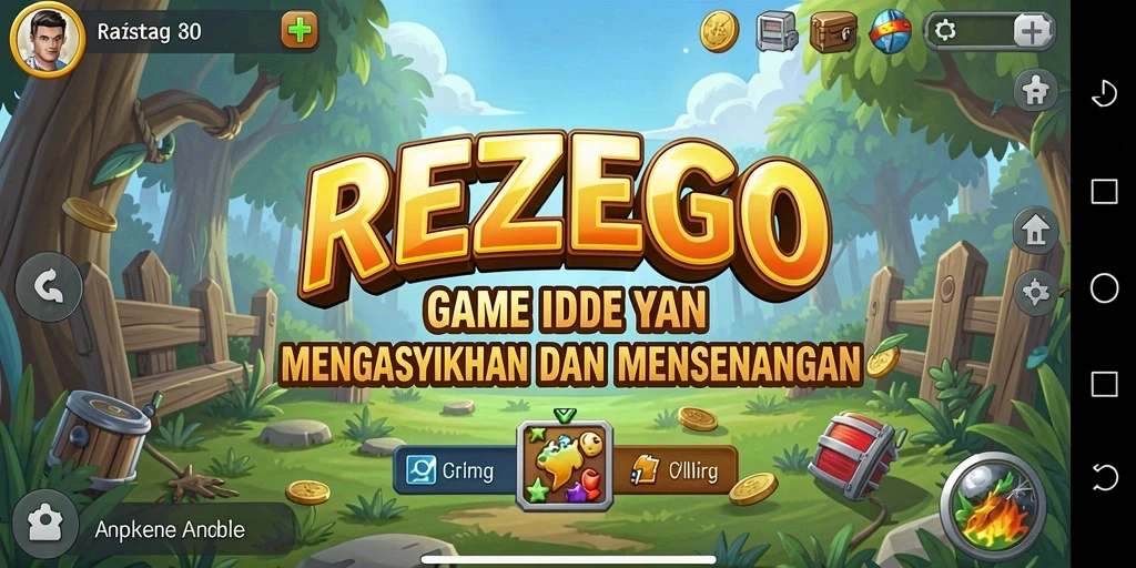Screenshot gameplay Idle REZEGO yang menarik dan seru.