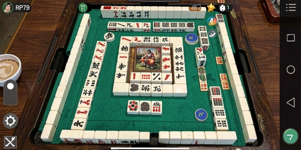 Screenshot menampilkan gameplay menarik Mahjong di RP79.