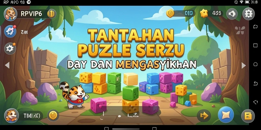 Screenshot utama RPVIP6 menampilkan gameplay Puzzle yang menantang dan menyenangkan.