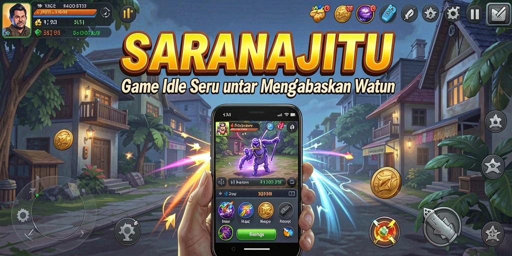 Tampilan gameplay SARANAJITU yang menarik dan interaktif.