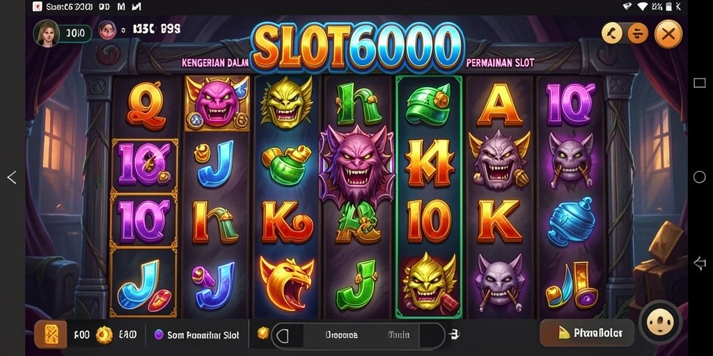 Tangkapan layar <strong>SLOT6000</strong> menampilkan suasana mencekam dan gameplay yang menarik.