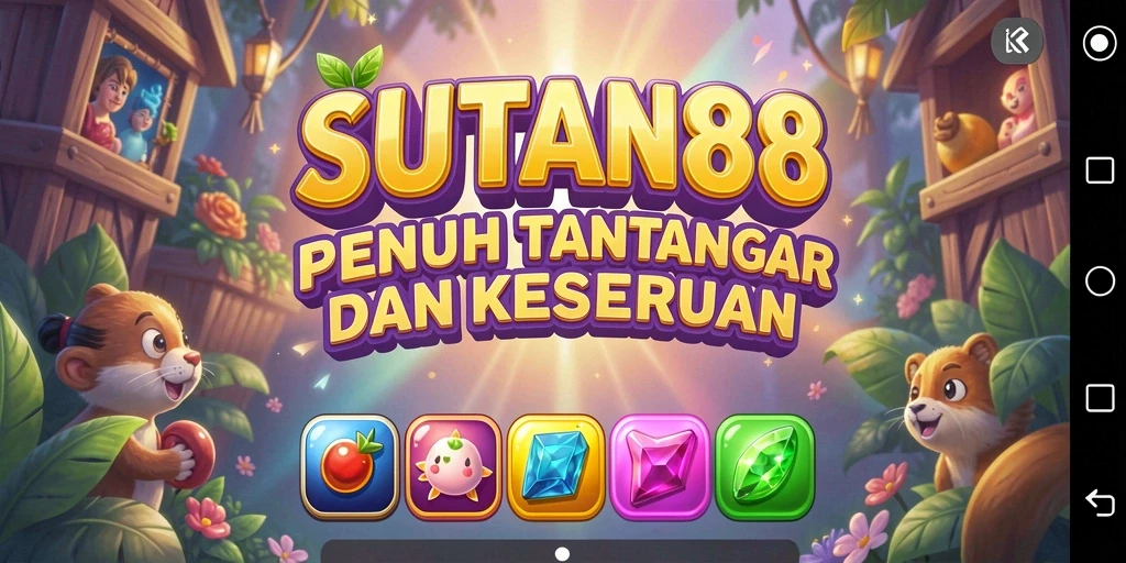 Tampilan seru dan penuh warna dari gameplay SULTAN88.