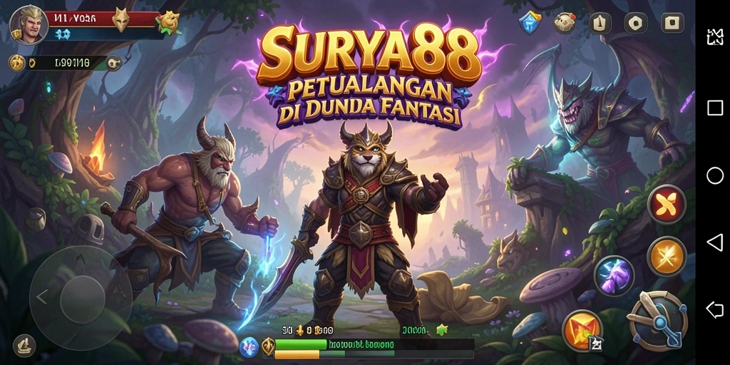 Gameplay petualangan seru di SURYA88 dengan dunia penuh misteri.