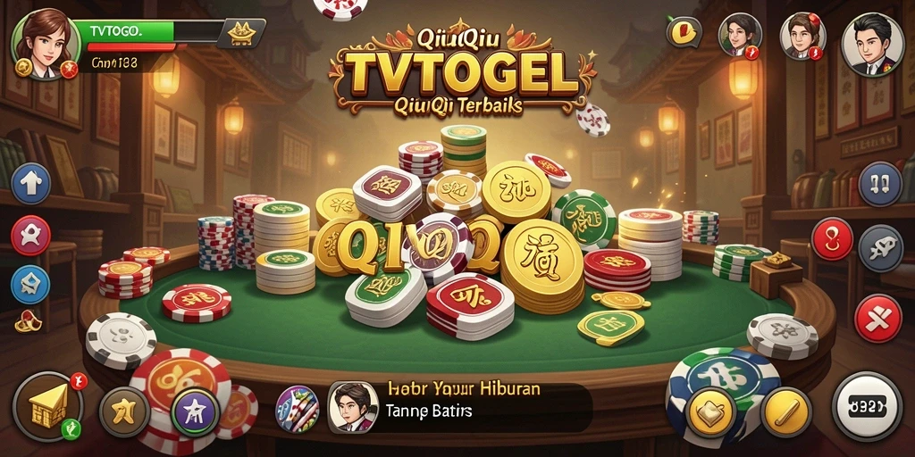 Tampilan gameplay QiuQiu yang seru dan interaktif.