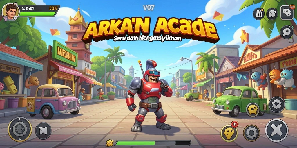 Gambaran gameplay menegangkan dalam V07 dengan grafis menawan.