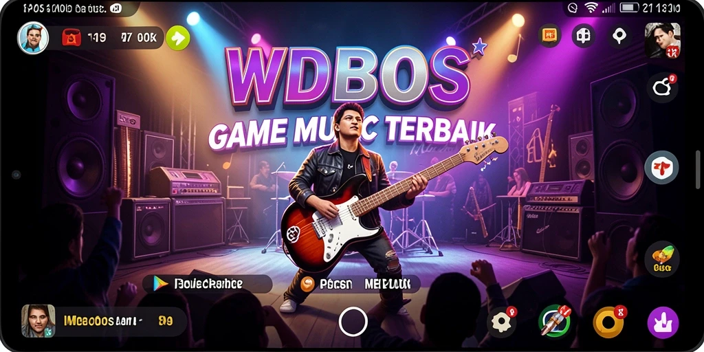 Tampilan gameplay WDBOS yang menarik dan berwarna.